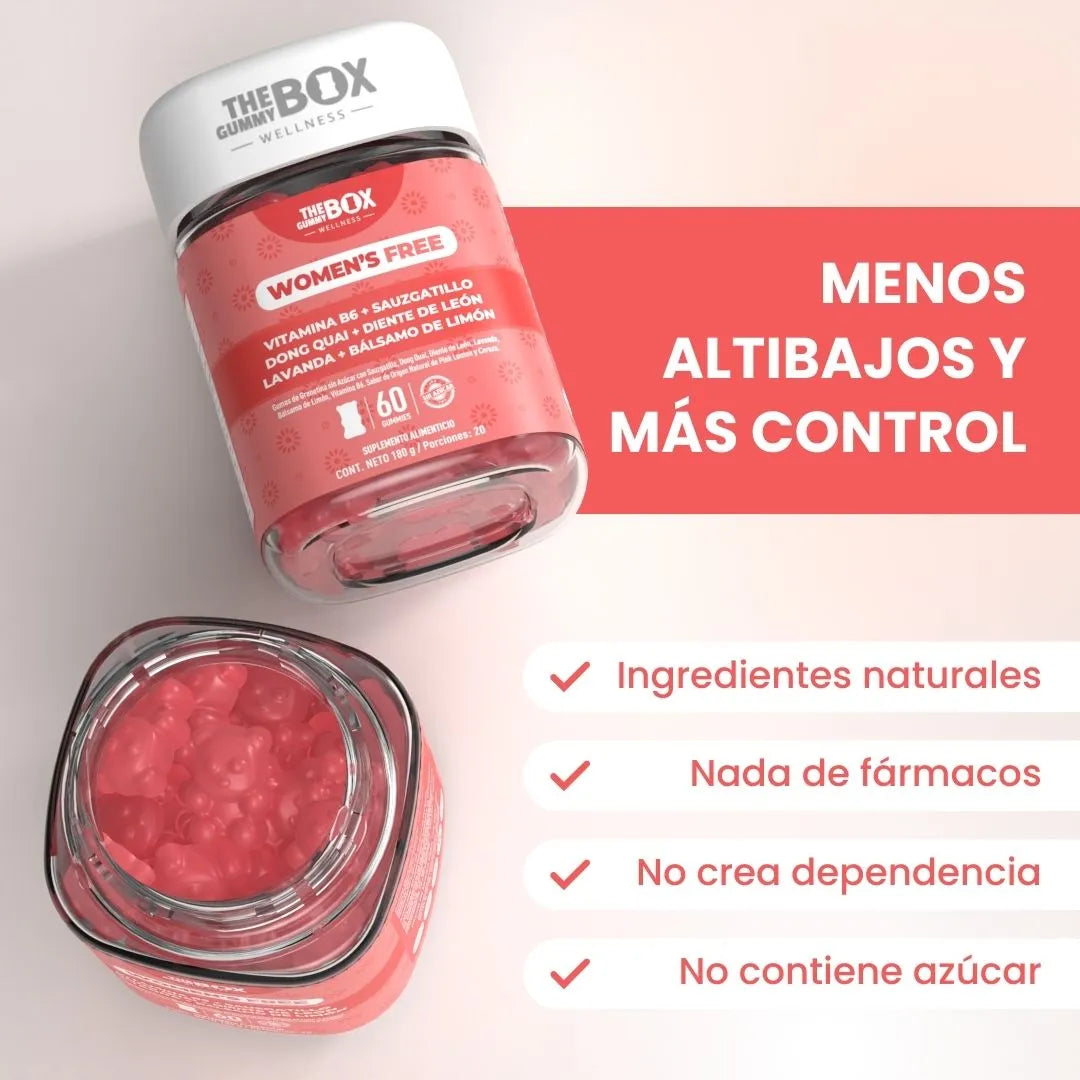 Gomitas Naturales para Aliviar Cólicos y Malestares del Ciclo